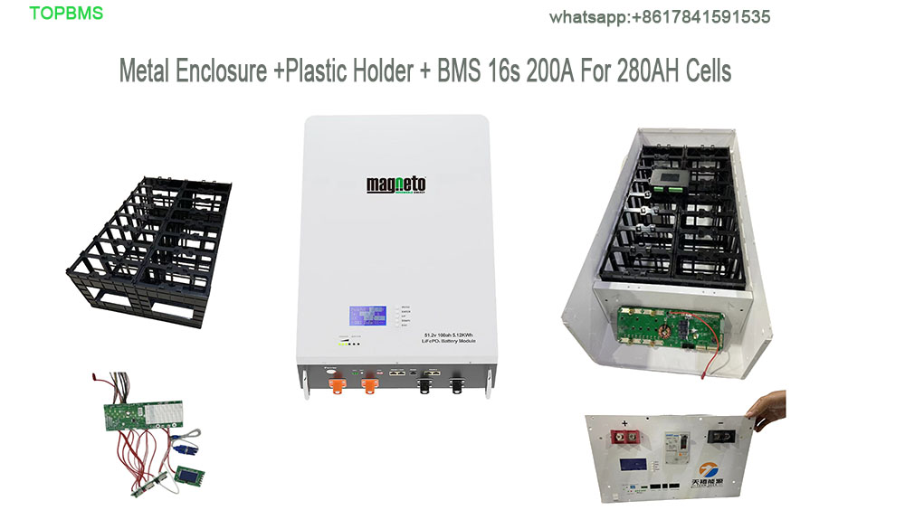 One-Stop Service : We can offer Metal Enclosure + Plastic  holders + BMS 16S 200A according to customer specific requirements